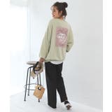 バックプリントトレーナー スウェット 裏毛 | ad thie | 詳細画像11