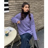 透かし編みニット リボン Vネック | ad thie | 詳細画像10 