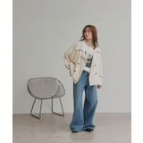 トレンチコート ショート ラグラン ボタン ポケット | ad thie | 詳細画像4 