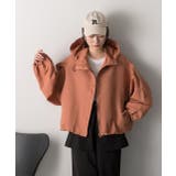 バルーンスリーブ ショート丈マウンテンパーカー | ad thie | 詳細画像14
