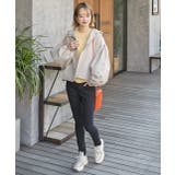 バルーンスリーブ ショート丈マウンテンパーカー | ad thie | 詳細画像30