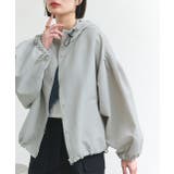 バルーンスリーブ ショート丈マウンテンパーカー | ad thie | 詳細画像37 