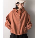 バルーンスリーブ ショート丈マウンテンパーカー | ad thie | 詳細画像53 