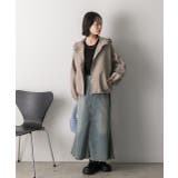 バルーンスリーブ ショート丈マウンテンパーカー | ad thie | 詳細画像55 