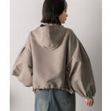 バルーンスリーブ ショート丈マウンテンパーカー | ad thie | 詳細画像57 