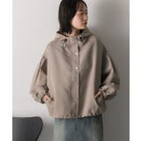 バルーンスリーブ ショート丈マウンテンパーカー | ad thie | 詳細画像58 