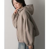 バルーンスリーブ ショート丈マウンテンパーカー | ad thie | 詳細画像59 