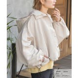 アイボリー1 | バルーンスリーブ ショート丈マウンテンパーカー | ad thie