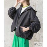 ブラック | ショート丈 ドローコード マウンテンパーカー | ad thie