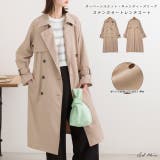 オーバーシルエット・キャンディースリーブ ステンカラートレンチコート | ad thie | 詳細画像1 