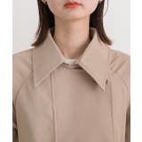 オーバーシルエット・キャンディースリーブ ステンカラートレンチコート | ad thie | 詳細画像12 