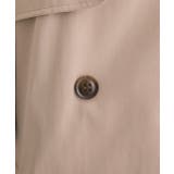 オーバーシルエット・キャンディースリーブ ステンカラートレンチコート | ad thie | 詳細画像13 