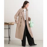 オーバーシルエット・キャンディースリーブ ステンカラートレンチコート | ad thie | 詳細画像4 