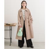 オーバーシルエット・キャンディースリーブ ステンカラートレンチコート | ad thie | 詳細画像6 