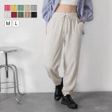 ジョガーパンツ スウェット カラー ML ゴム | ad thie | 詳細画像1 