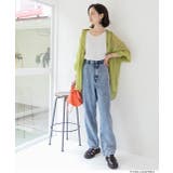 ハイウエスト 後ろゴム フロントタックデニムパンツ | ad thie | 詳細画像11 