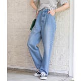 ハイウエスト 後ろゴム フロントタックデニムパンツ | ad thie | 詳細画像19 