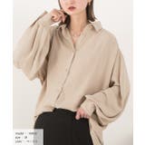 ボリュームスリーブ ビッグシャツ | ad thie | 詳細画像4 