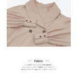 スプリングコート トレンチ ロング ボリュームスリーブ ショールカラー | ad thie | 詳細画像10