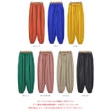 ワッシャー加工・タック ナイロンジョガーパンツ | ad thie | 詳細画像18 