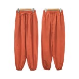 ワッシャー加工・タック ナイロンジョガーパンツ | ad thie | 詳細画像19 