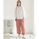 ワッシャー加工・タック ナイロンジョガーパンツ | ad thie | 詳細画像2 