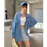 カラーシアーシャツ ノーカラー ポケット ビッグ シルエット | ad thie | 詳細画像17 