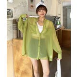 カラーシアーシャツ ノーカラー ポケット ビッグ シルエット | ad thie | 詳細画像7 