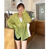 カラーシアーシャツ ノーカラー ポケット ビッグ シルエット | ad thie | 詳細画像8 