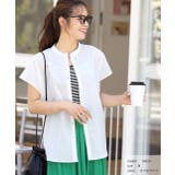 無地＆ストライプ バンドカラー | ad thie | 詳細画像10 