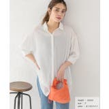 ジョーゼット＆タック袖 ビッグチュニックシャツ | ad thie | 詳細画像9 