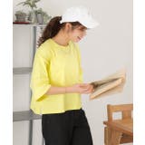 ワイドシルエットショート丈 シンプルTシャツ | ad thie | 詳細画像17 