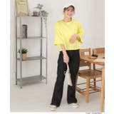 ワイドシルエットショート丈 シンプルTシャツ | ad thie | 詳細画像18 