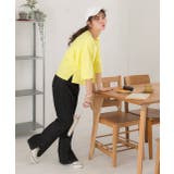 ワイドシルエットショート丈 シンプルTシャツ | ad thie | 詳細画像19 