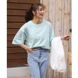 ワイドシルエットショート丈 シンプルTシャツ | ad thie | 詳細画像26 