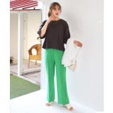 ワイドシルエットショート丈 シンプルTシャツ | ad thie | 詳細画像3 