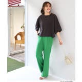 ワイドシルエットショート丈 シンプルTシャツ | ad thie | 詳細画像5 