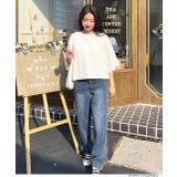 ワイドシルエットショート丈 シンプルTシャツ | ad thie | 詳細画像7 
