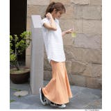 ボーダーTシャツ フレンチスリーブ クルーネック | ad thie | 詳細画像17 