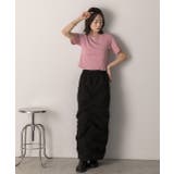 シンプル無地 ボーダー ショート丈ミニTシャツ | ad thie | 詳細画像25 