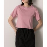 シンプル無地 ボーダー ショート丈ミニTシャツ | ad thie | 詳細画像27 