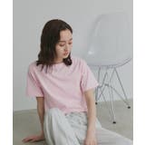 シンプル無地 ボーダー ショート丈ミニTシャツ | ad thie | 詳細画像30