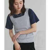 シンプル無地 ボーダー ショート丈ミニTシャツ | ad thie | 詳細画像33