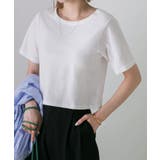シンプル無地 ボーダー ショート丈ミニTシャツ | ad thie | 詳細画像47