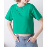 シンプル無地 ボーダー ショート丈ミニTシャツ | ad thie | 詳細画像12 