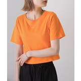 シンプル無地 ボーダー ショート丈ミニTシャツ | ad thie | 詳細画像55