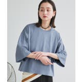 ワイドシルエット ショート丈Tシャツ | ad thie | 詳細画像29 