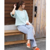 ワイドシルエット ショート丈Tシャツ | ad thie | 詳細画像46 