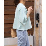 ワイドシルエット ショート丈Tシャツ | ad thie | 詳細画像47 