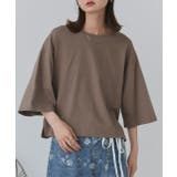ワイドシルエット ショート丈Tシャツ | ad thie | 詳細画像53